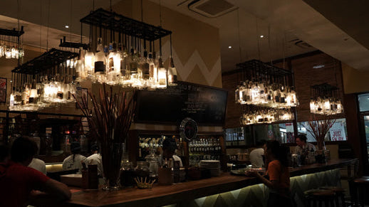 A trendy gastrobar with the western style on a Balinese style, Spice by Chris Salans.