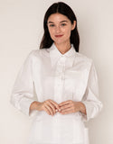 Veste de chef femme Blanche à col montant #AJ1985
