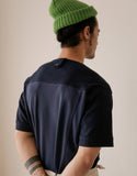 Chemises de chef à manches mi-longues en denim #AJ2002