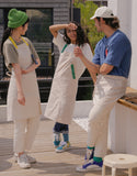 T-shirt rond oversize Oxford PK #AT1998 Bleu