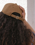 Oxford pencil holder cotton ball cap #AH1995 Camel brown
