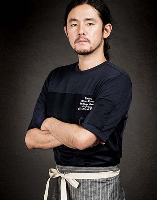 (AT1691) wind classic chef shirts - navy