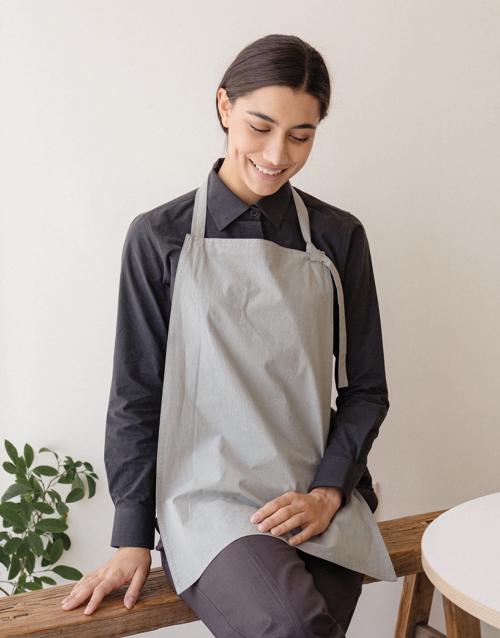 Page neck strap guest apron #AA2010 Sage garden