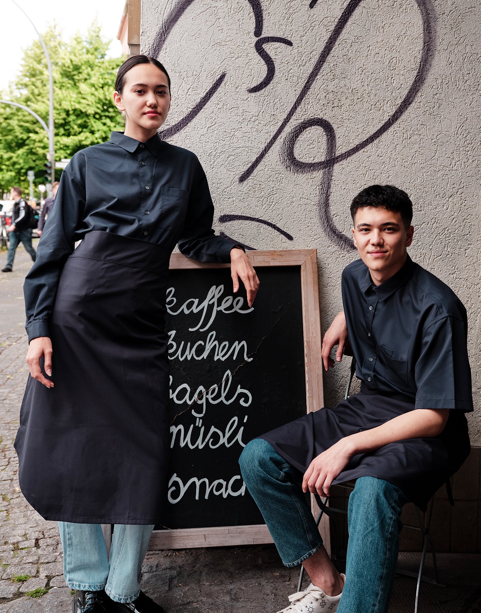 Manteau de chef en coton Nouveau #AJ2013