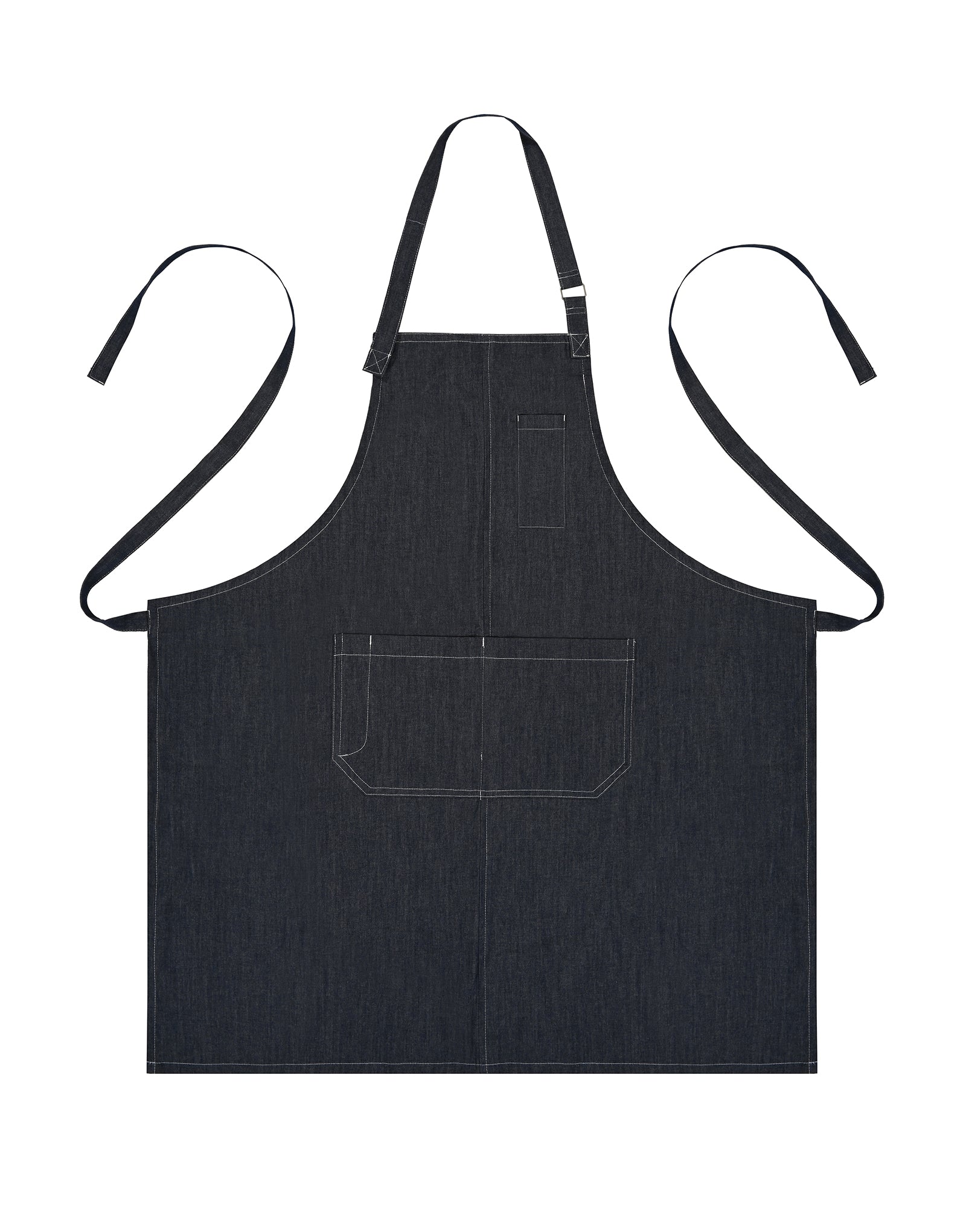 Comfort Denim Bib Apron true demin 33” #AA2071 True denim
