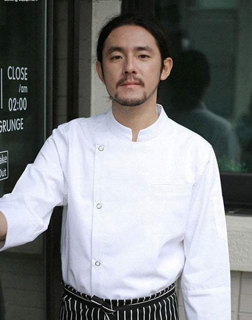 Basic chef coat #AJ1527 White