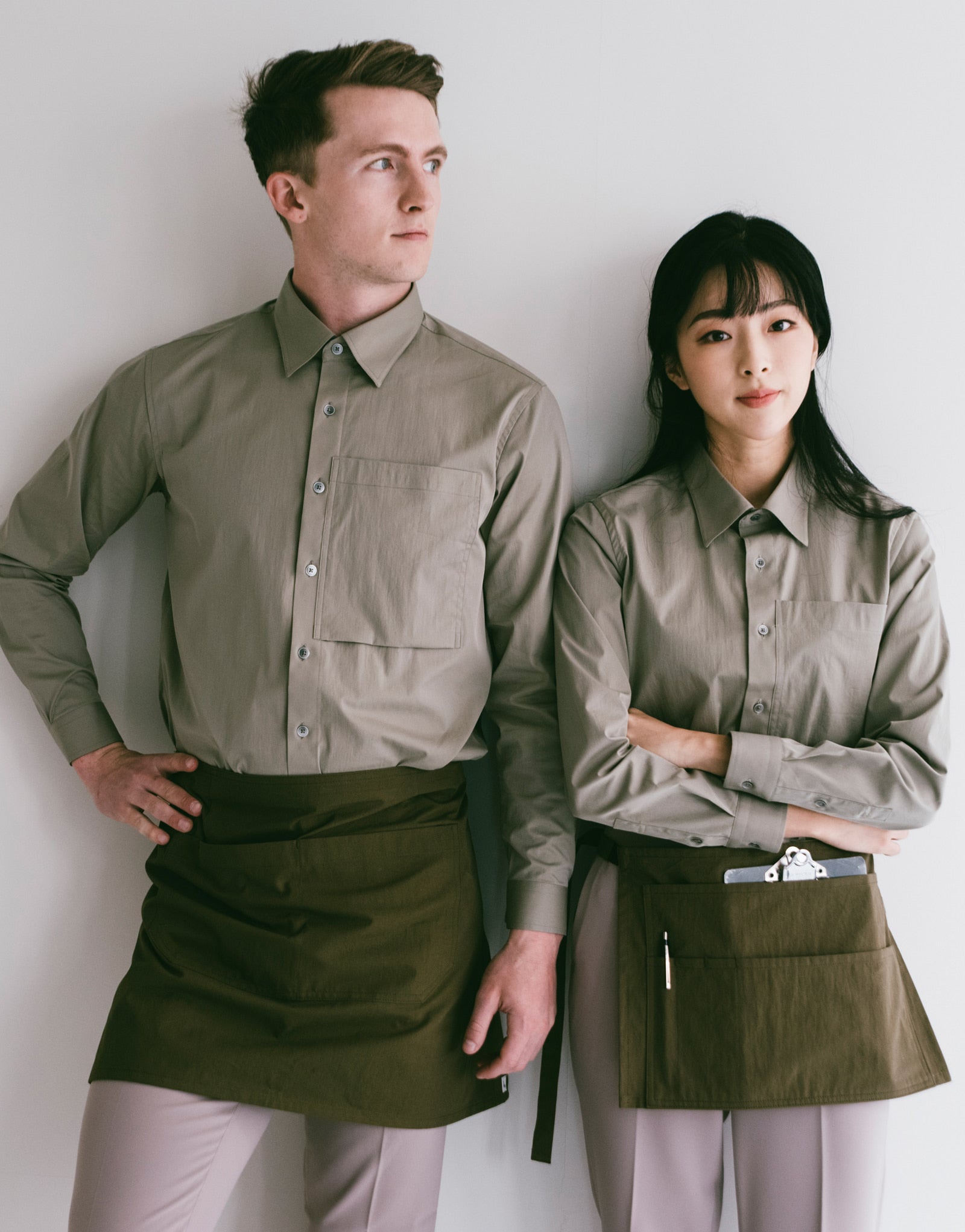 Manteau de chef en coton Nouveau #AJ2013