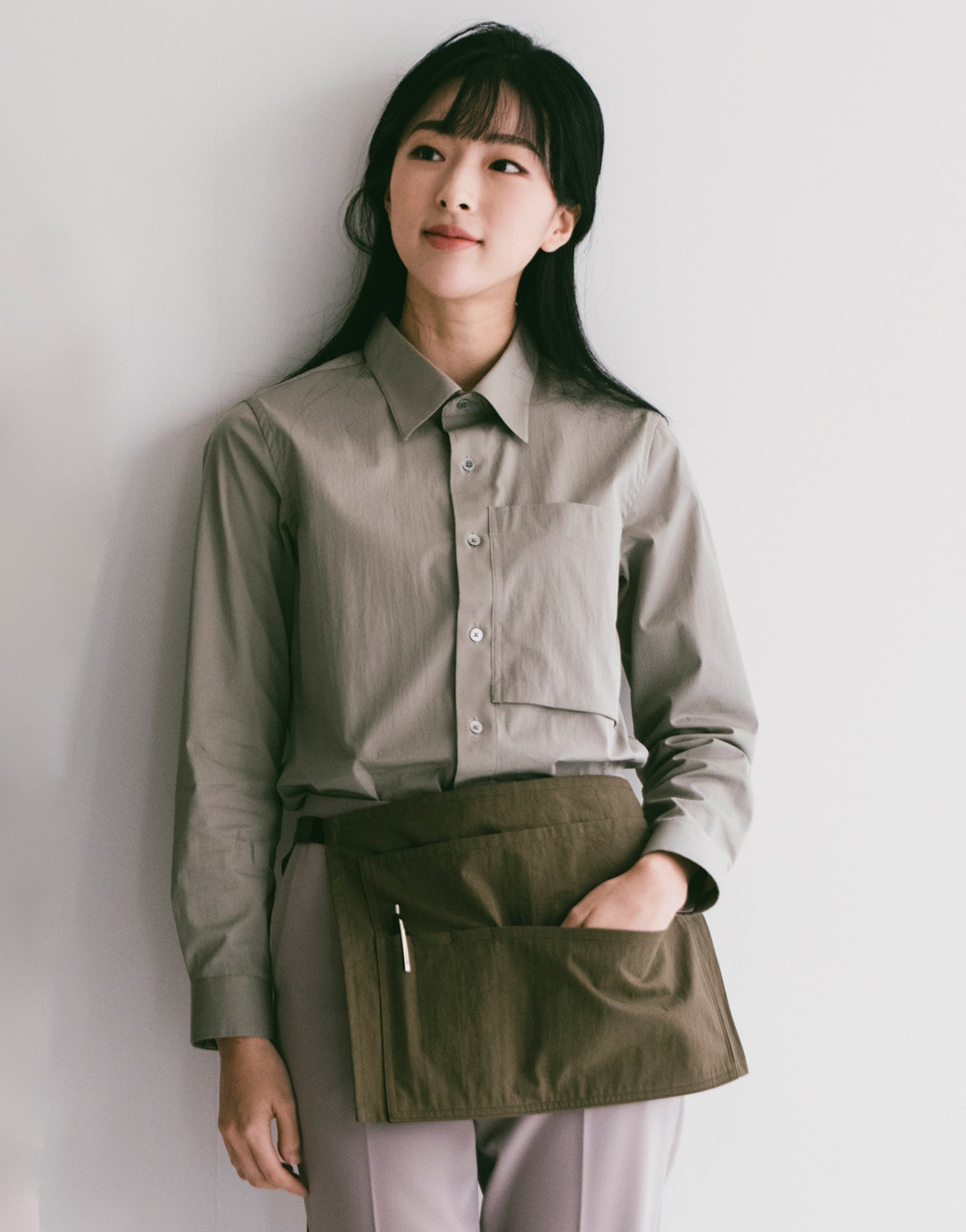 5 pocket washing pouch apron #AA1974 khaki