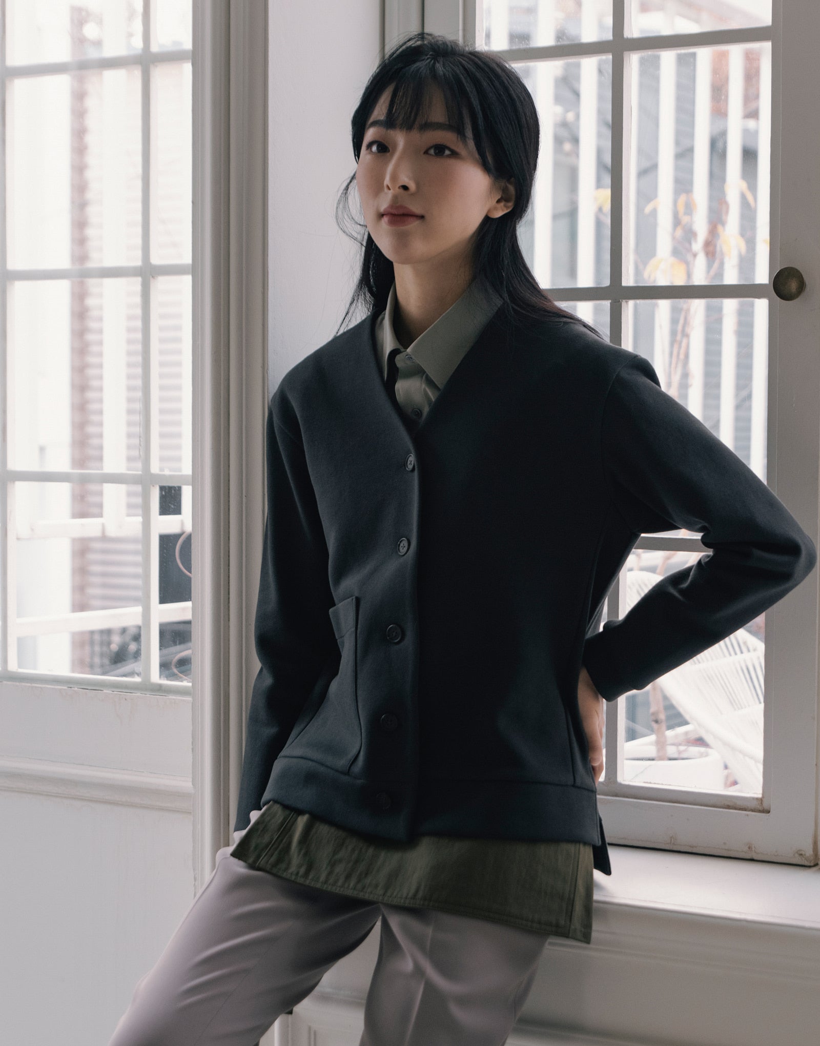 Manteau de chef en coton Nouveau #AJ2013