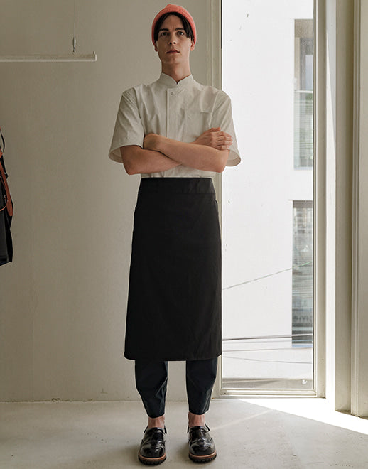 both sides custom chef apron #AA1955 black