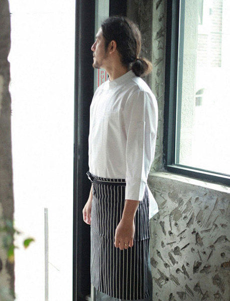 Basic chef coat #AJ1527 White