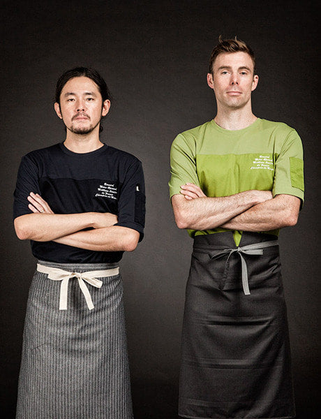 (AT1691) wind classic chef shirts - navy