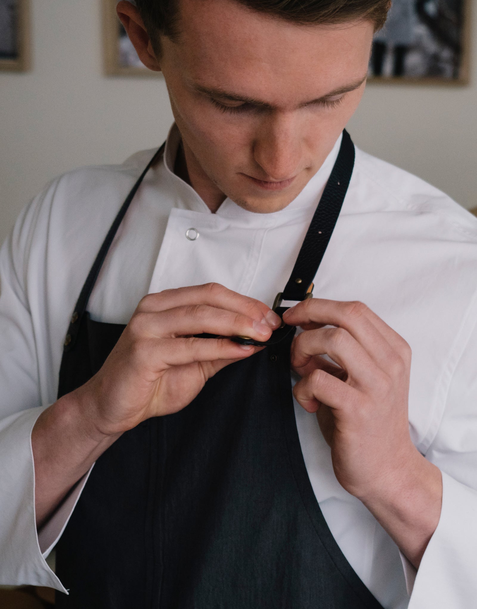 strap change custom Bib apron #AA1976 black