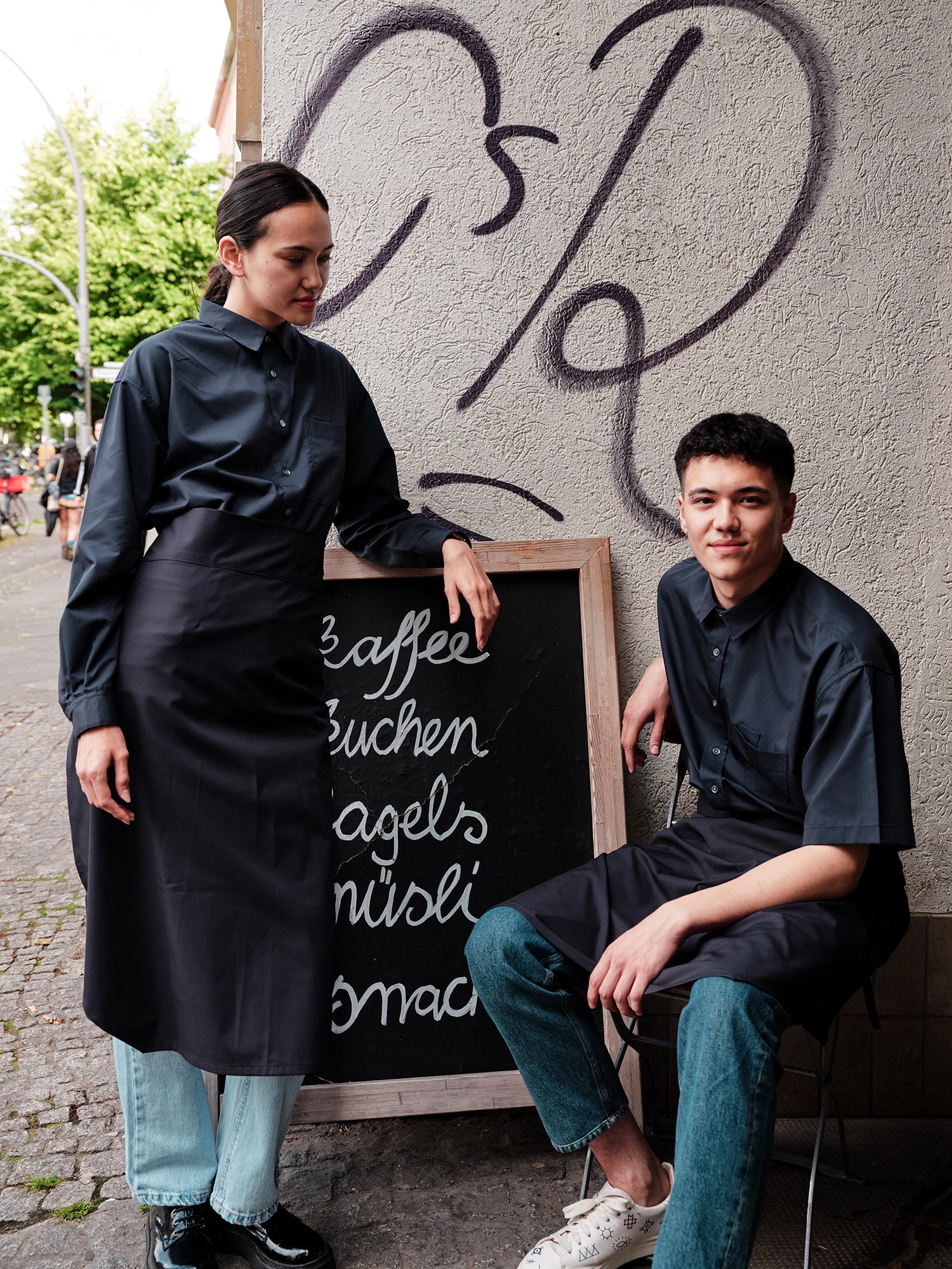 Manteau de chef en coton Nouveau #AJ2013