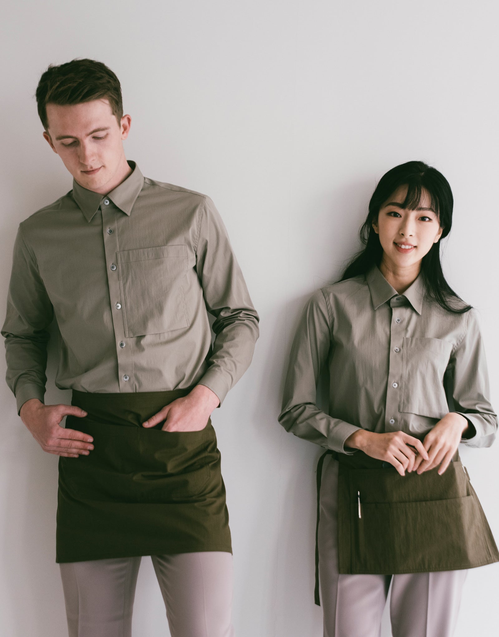 5 pocket washing pouch apron #AA1974 khaki