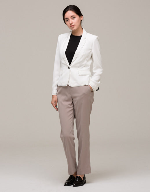 Pantalon de chef fuselé à cordon de serrage #AP1999 Gris foncé 