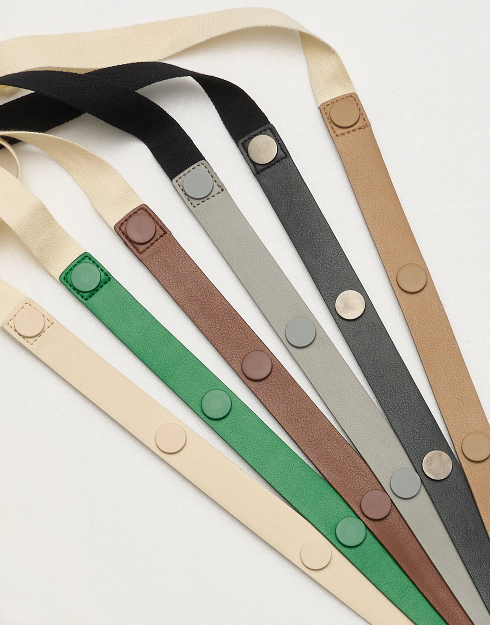 Eco-friendly vegan leather X apron strap #AA2041