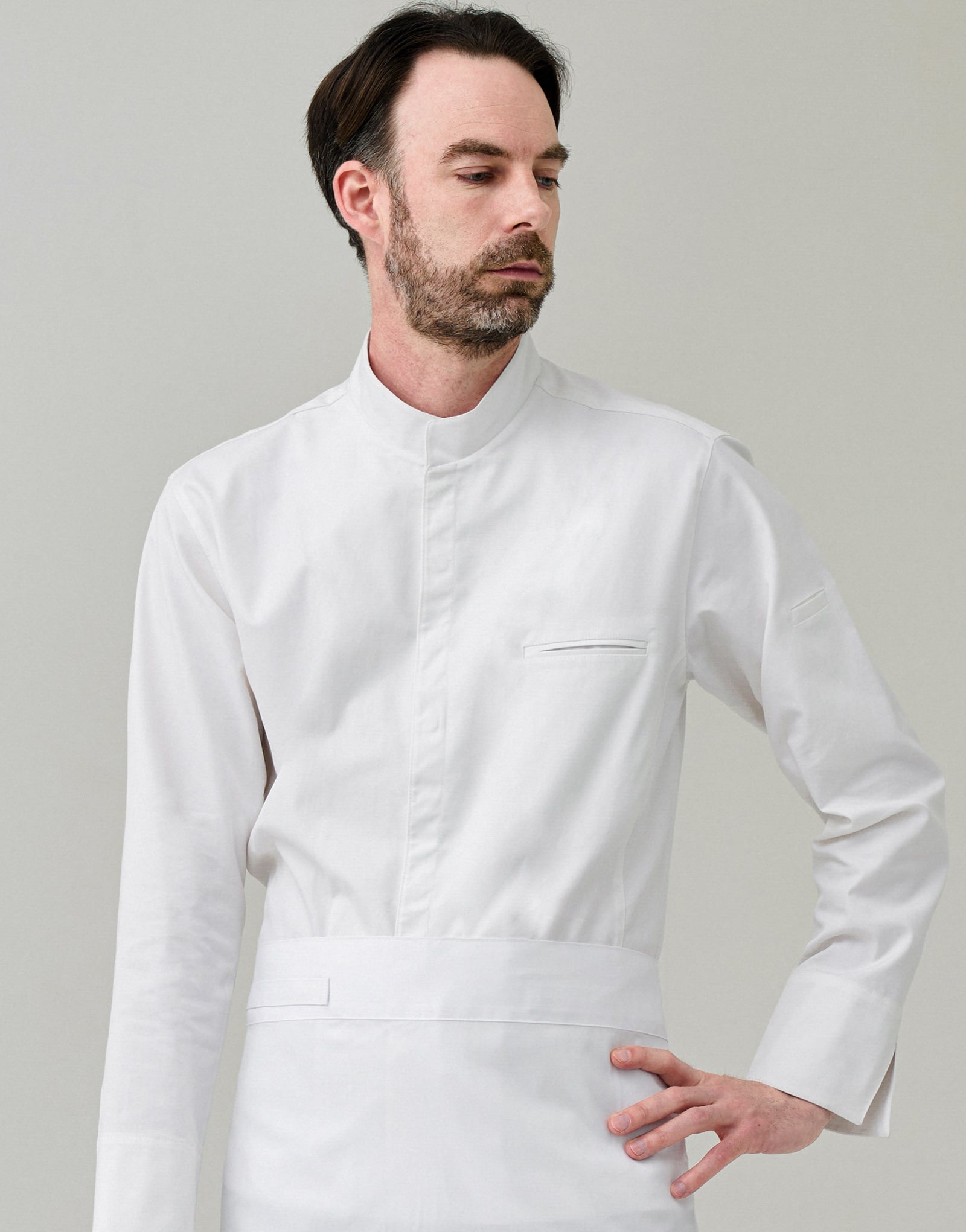 [AMN] Juan stretch chef coat #AJ2016 White