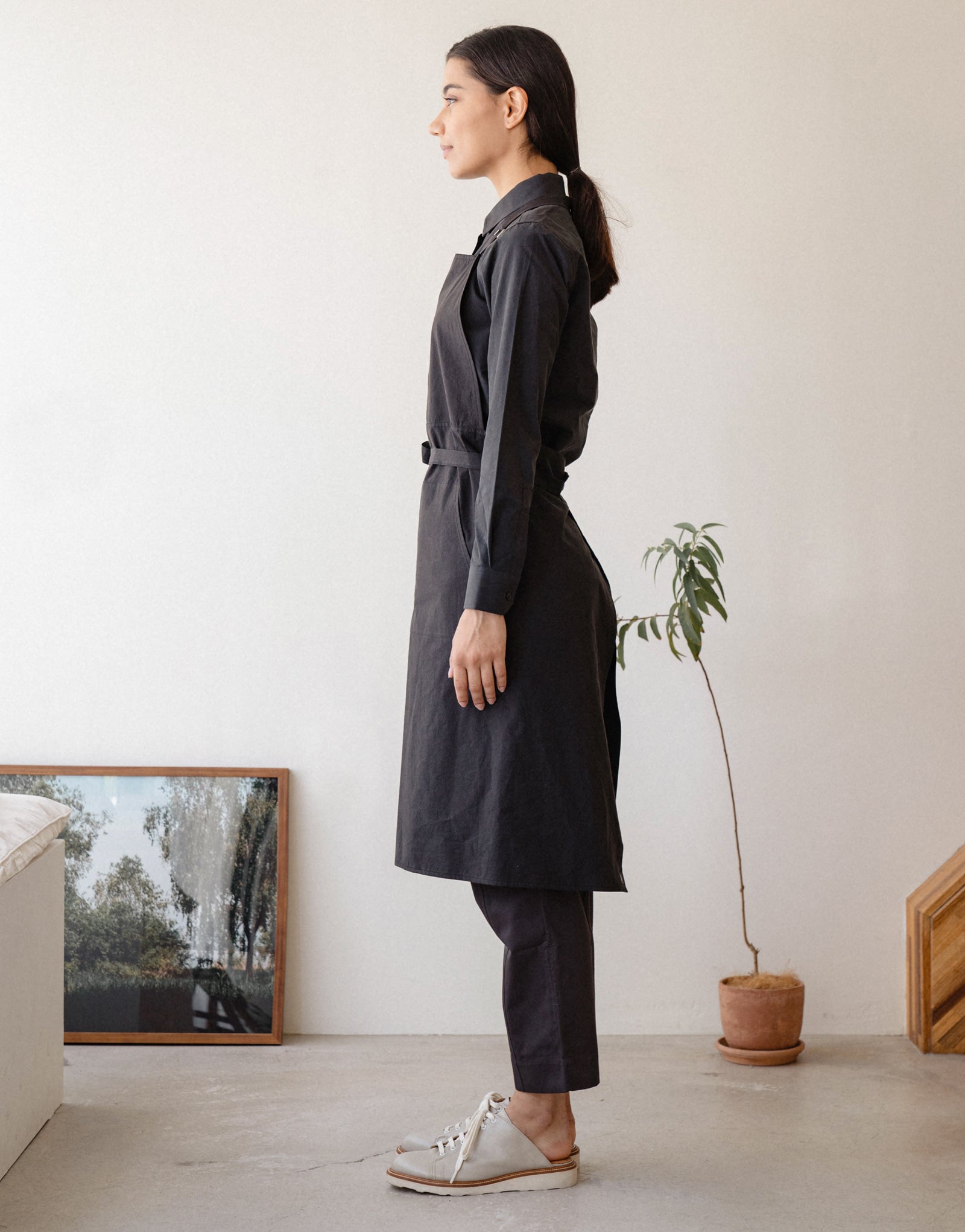 Page nsck strap chest apron #AA2011 Black