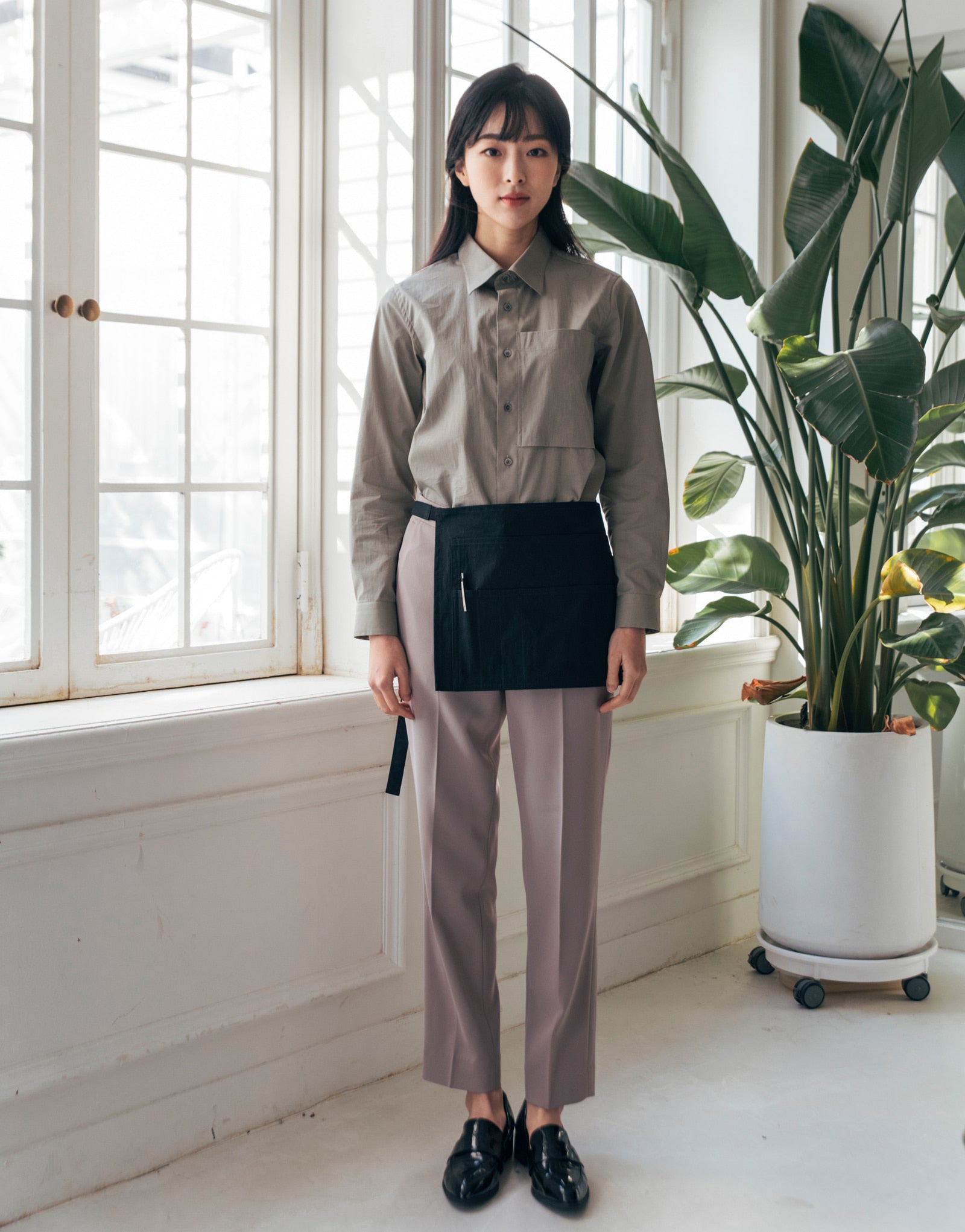 5 pocket washing pouch apron #AA1974 black