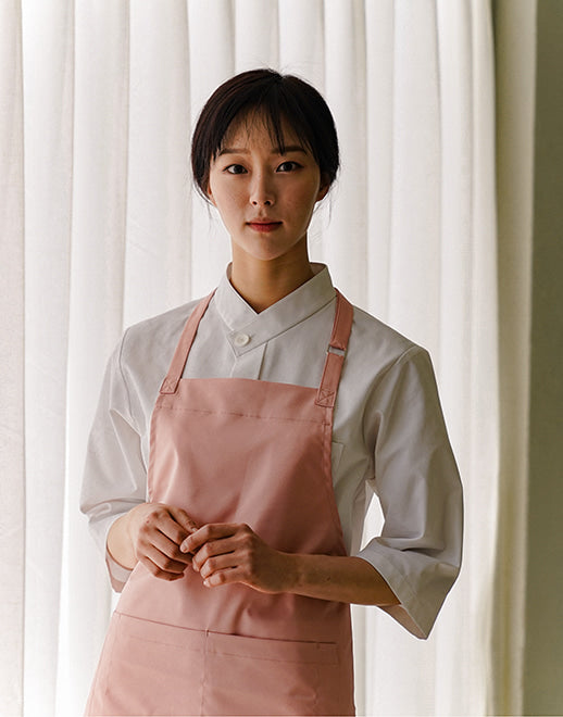 Colmar wrinkle-free neck strap apron #AA1962 Pink