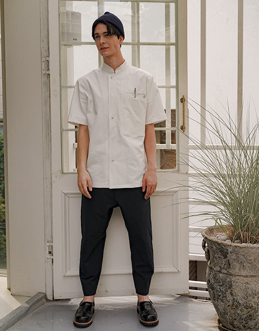 Lamant stretch baggy chef pants #AP1970