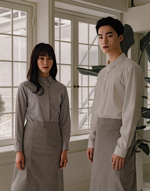 Manteau de chef en coton Nouveau #AJ2013