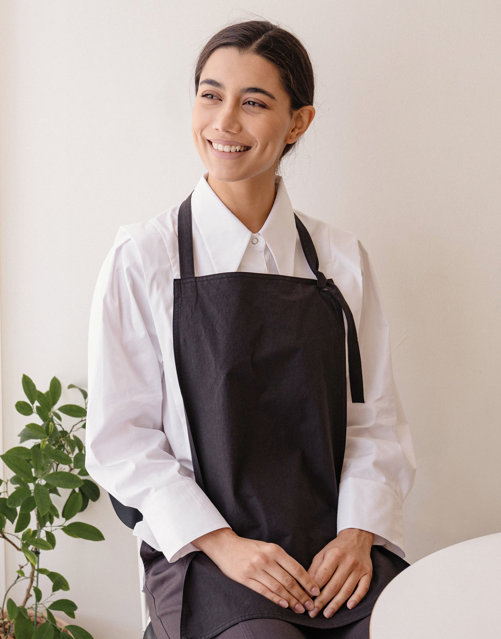 Page neck strap guest apron #AA2010 Black