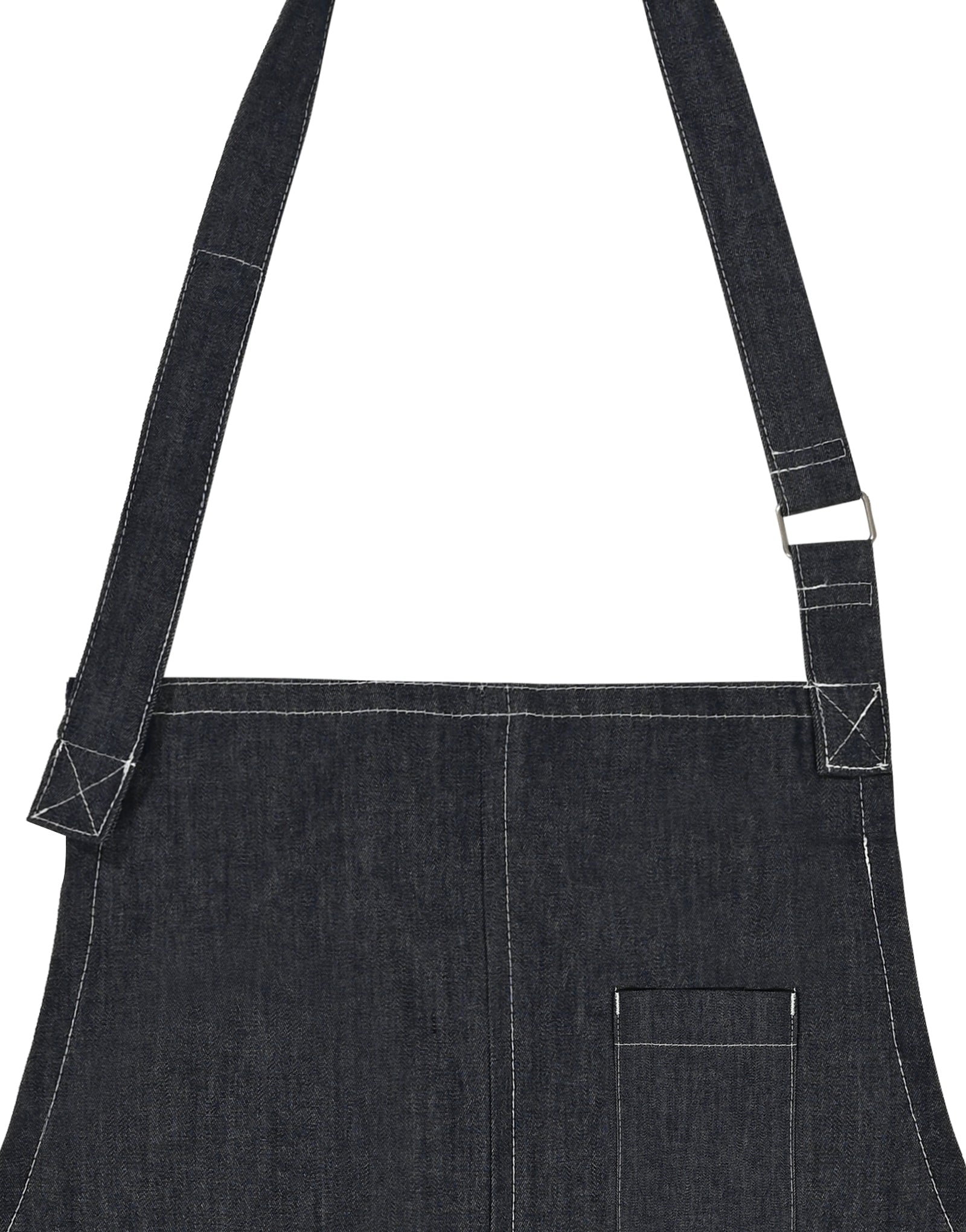 Comfort Denim Bib Apron true demin 33” #AA2071 True denim