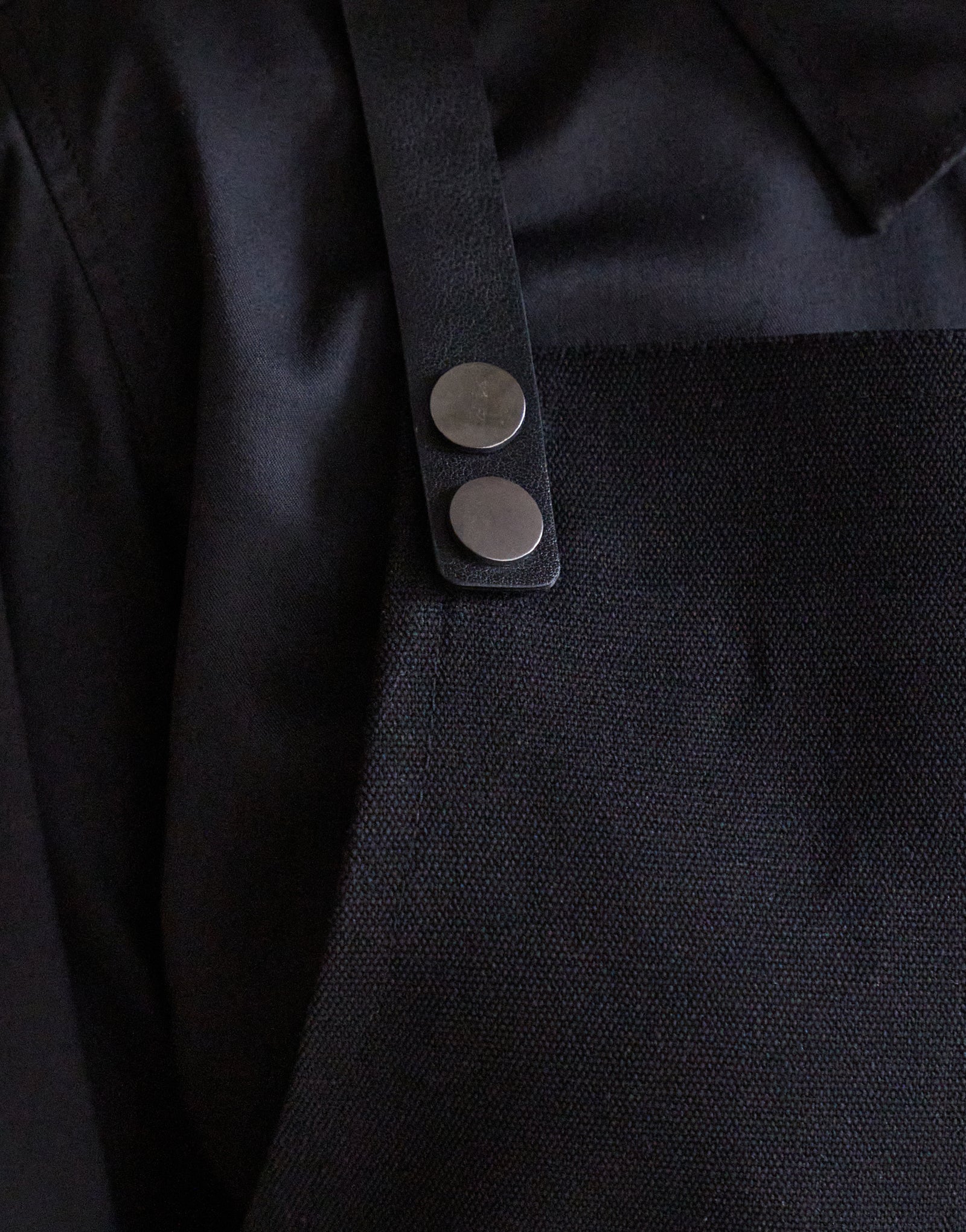 Oxford color lego strap change apron #AA2007 Black