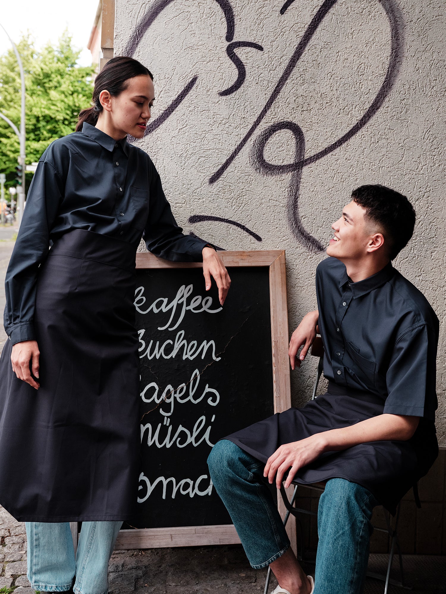 Manteau de chef en coton Nouveau #AJ2013