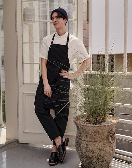 Lamant stretch baggy chef pants #AP1970