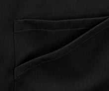 (AA1414) basic chest apron - black