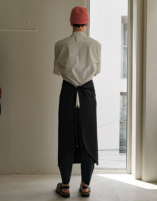 both sides custom chef apron #AA1955 black