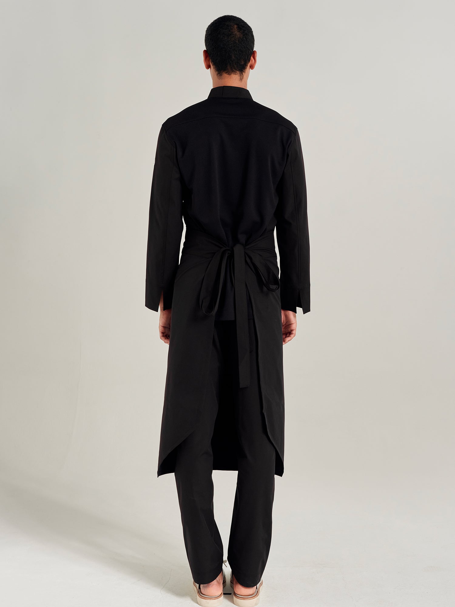 [AMN] Muyon aero stretch chef coat #AJ2064 Black