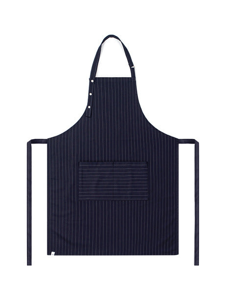 Modern pin striped apron #AA1702 Navy