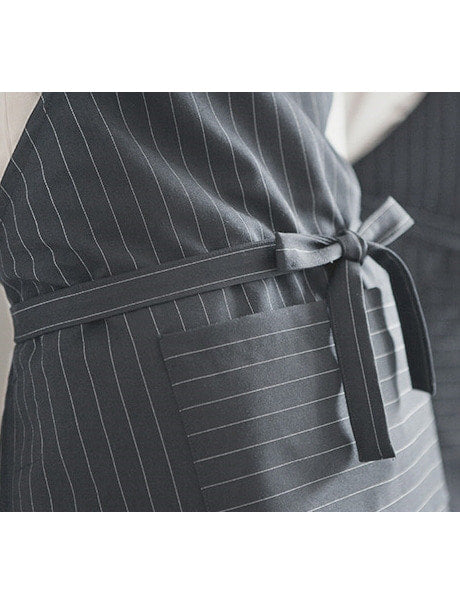 Modern pin striped apron #AA1702 Grey