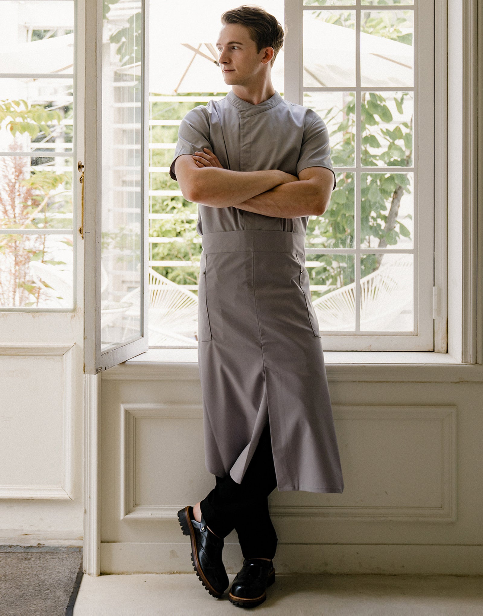 Manteau de chef en coton Nouveau #AJ2013