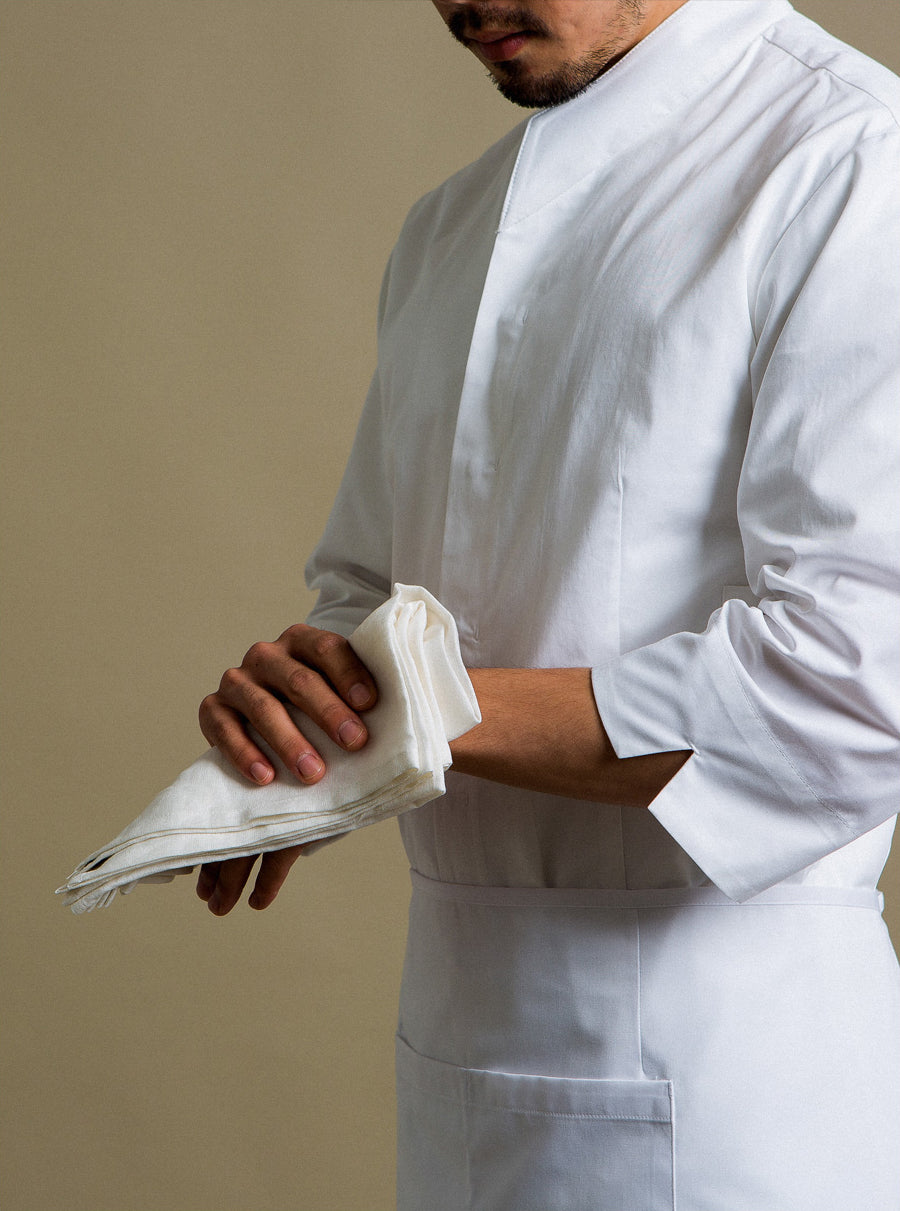 Manteau de chef en coton Nouveau #AJ2013