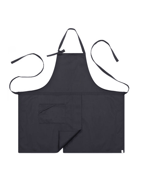 #AA1414 Basic chest Apron Gray