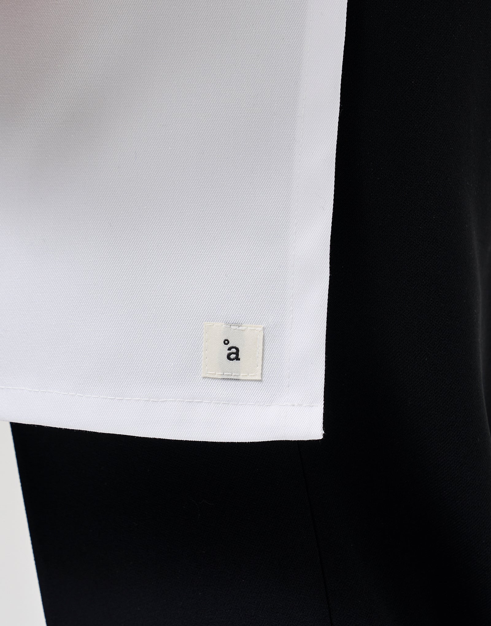 Band relaxed neck strap apron #AA2043 White