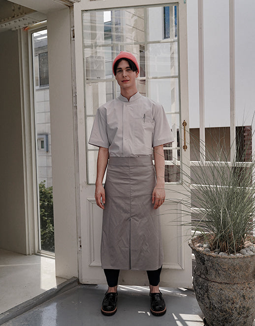 Lamant stretch baggy chef pants #AP1970