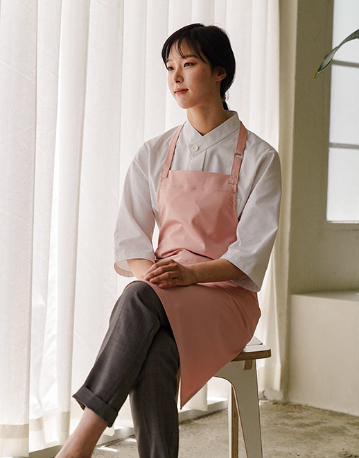 Colmar wrinkle-free neck strap apron #AA1962 Pink