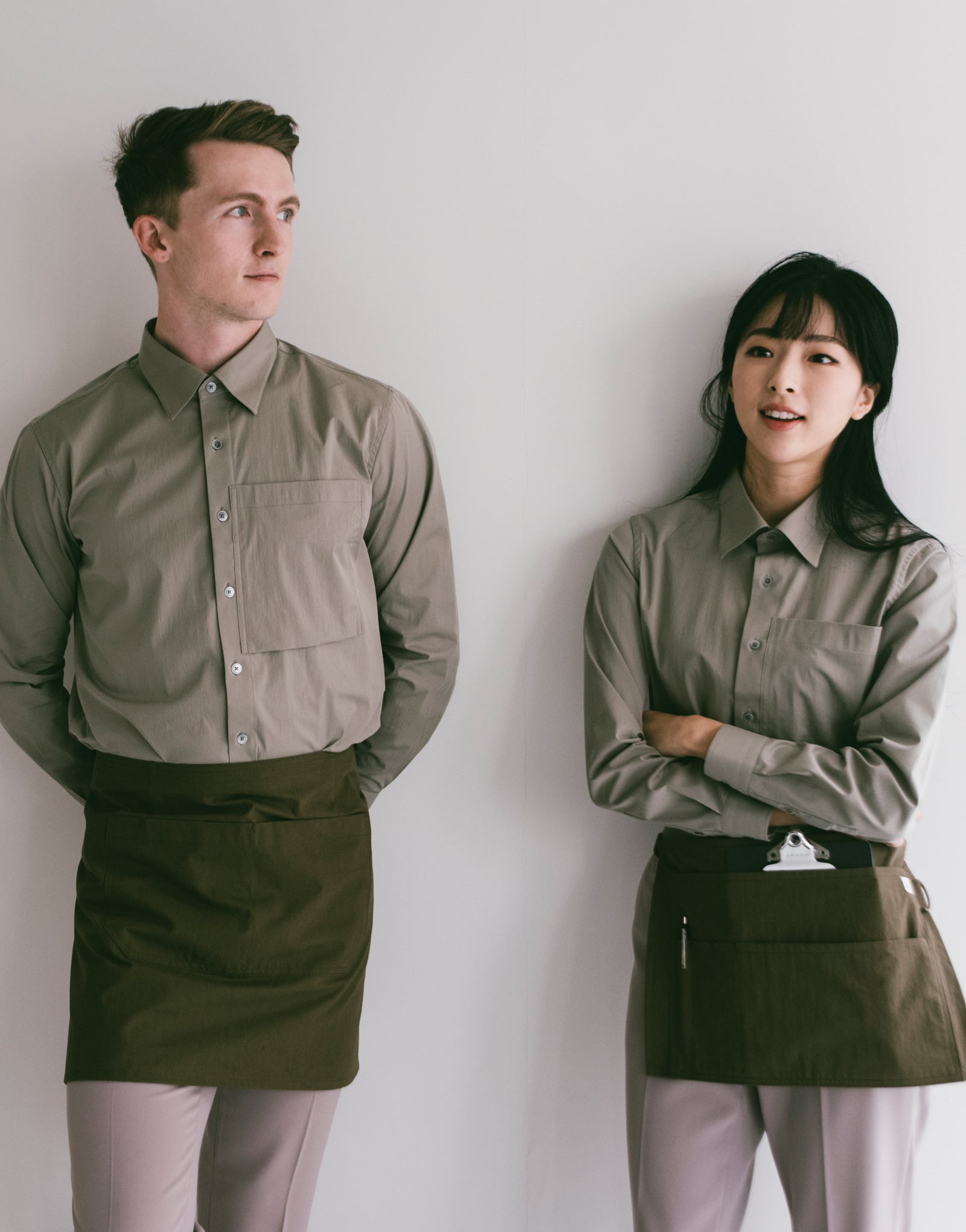 5 pocket washing pouch apron #AA1974 khaki