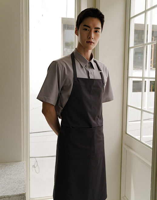 Colmar wrinkle-free neck strap apron #AA1962 Purple grey