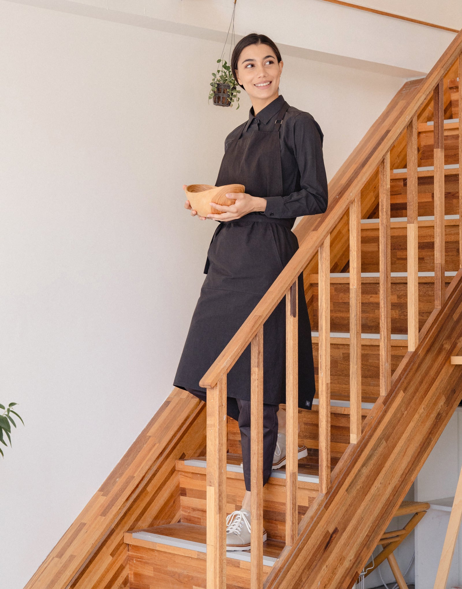 Page nsck strap chest apron #AA2011 Black