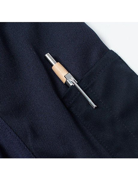 (AT1691) wind classic chef shirts - navy