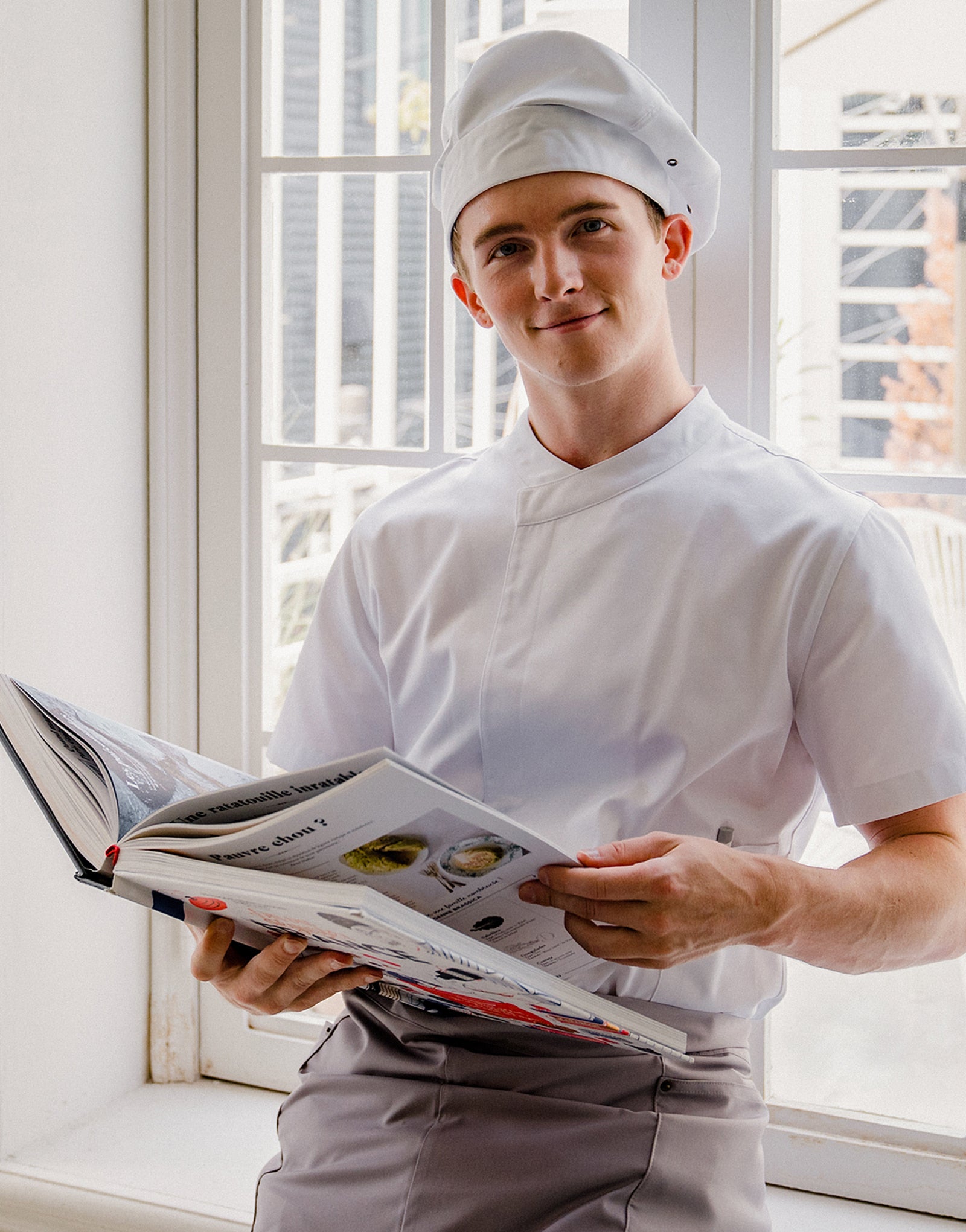 Manteau de chef en coton Nouveau #AJ2013