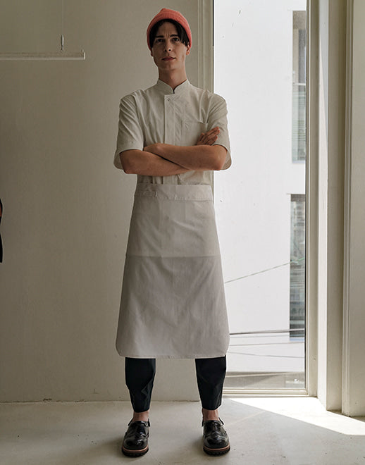 both sides custom chef apron #AA1955 white
