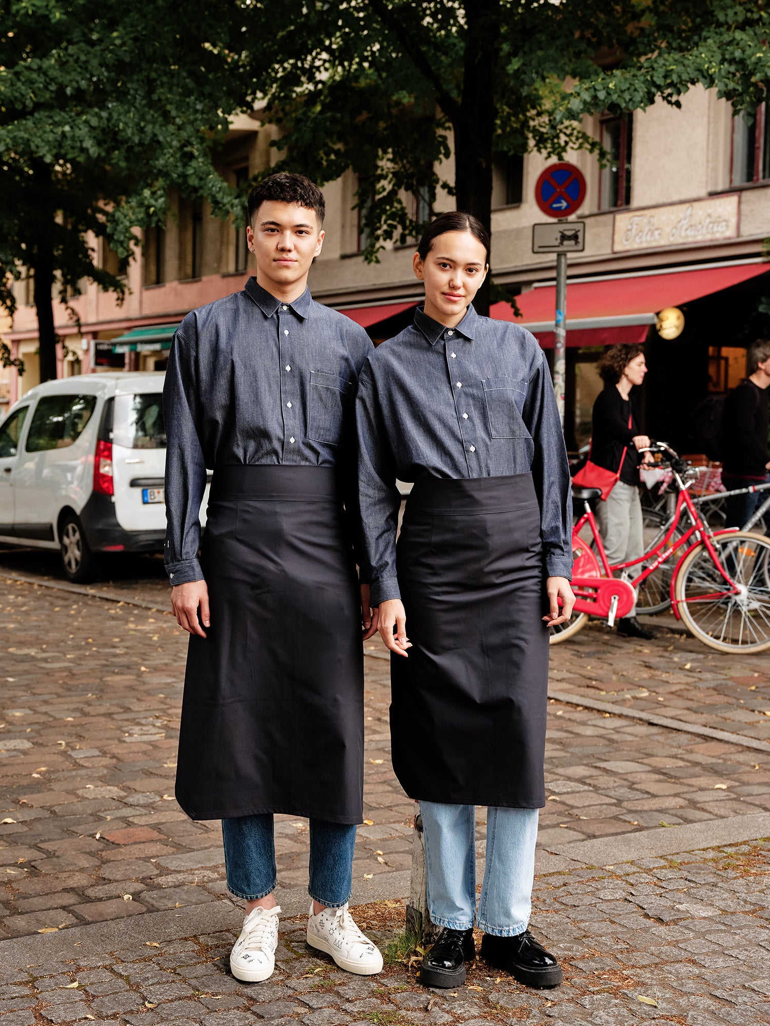 Manteau de chef en coton Nouveau #AJ2013